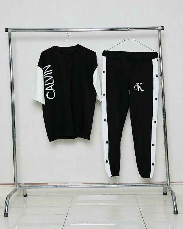ست تیشرت و شلوار زنانه 0008 Calvin Klein