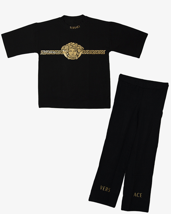 ست تیشرت و شلوار زنانه 0009 Versace