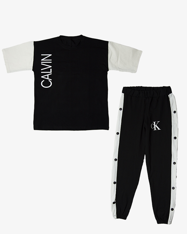 ست تیشرت و شلوار زنانه 0008 Calvin Klein